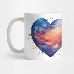 Rainbow Heart Shape #3 Mug